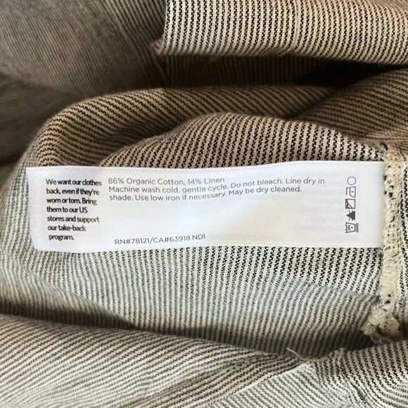 Eileen Fisher Jacket Black & White Stripe Ticking Stripe Jacket Sz 3X NWT Button - Picture 12 of 13